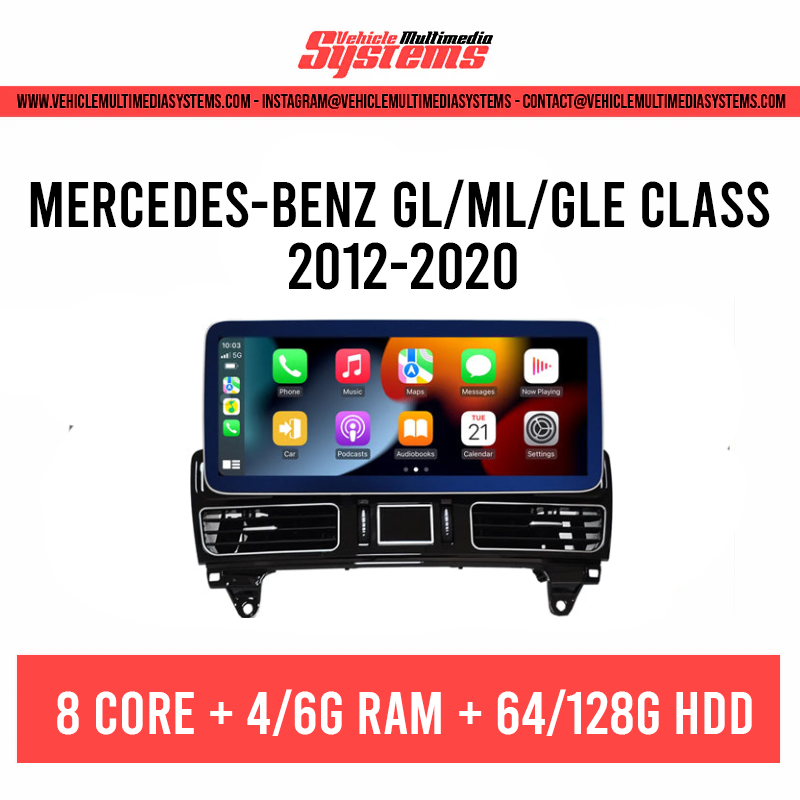 Mercedes-Benz Clase GL/ML/GLE | 2012-2020 | Pantalla Android