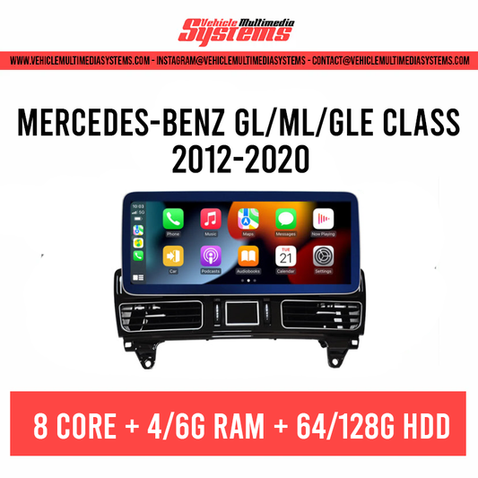 Mercedes-Benz Clase GL/ML/GLE | 2012-2020 | Pantalla Android
