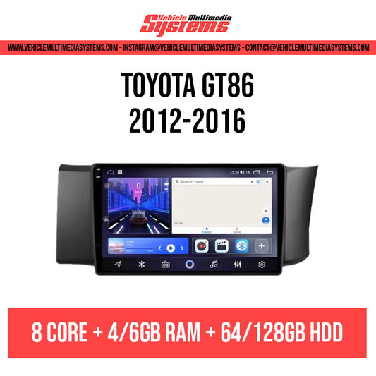 Toyota GT86 | 2012-2016 | Android Screen
