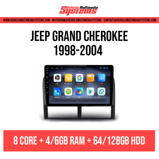 Jeep Grand Cherokee | 1998-2004 | Android Screen