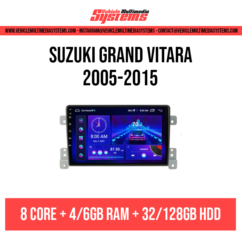 Suzuki Grand Vitara | 2005-2015 | Android Screen