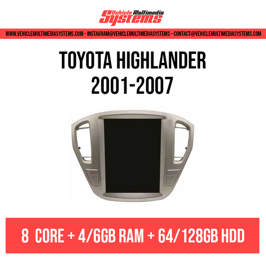 Toyota Highlander | 2001-2007 | Pantalla Android