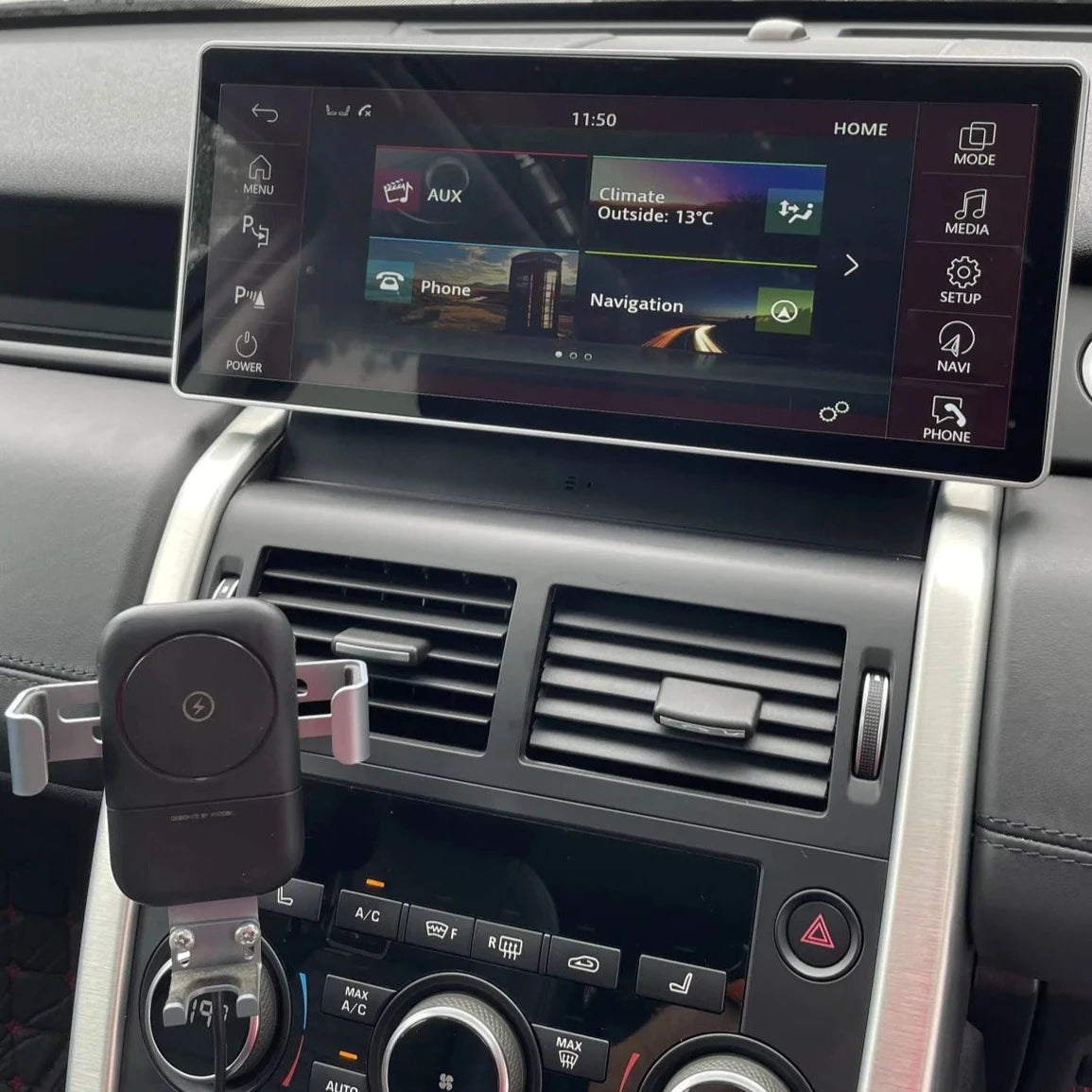 Land Rover Discovery 5 | 2015-2019 | Pantalla Android + Panel AC 