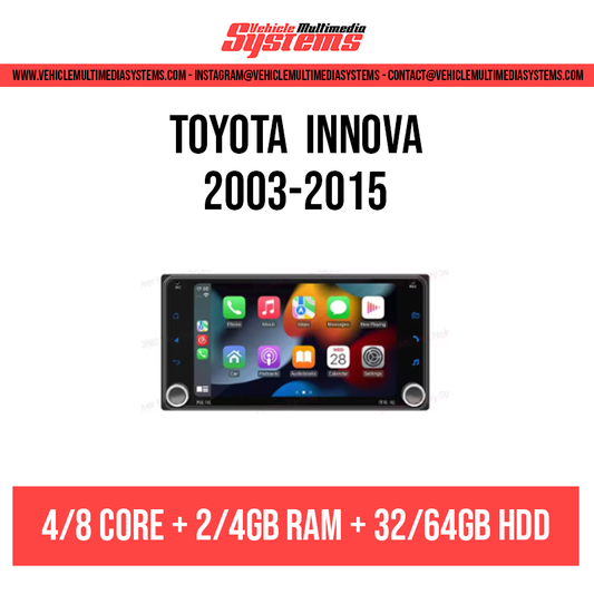 Toyota Innova | 2003-2015 | Android Screen