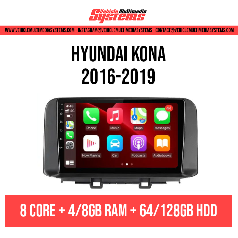 Hyundai Kona | 2016-2018 | Pantalla de Android
