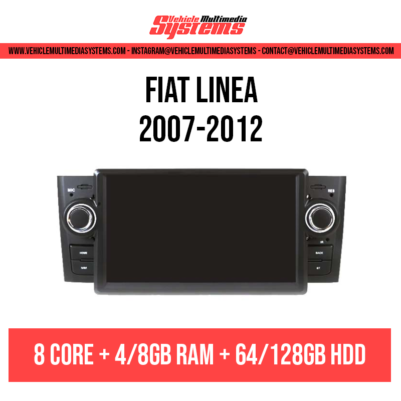 Fiat Línea | 2007-2012 | Pantalla de Android