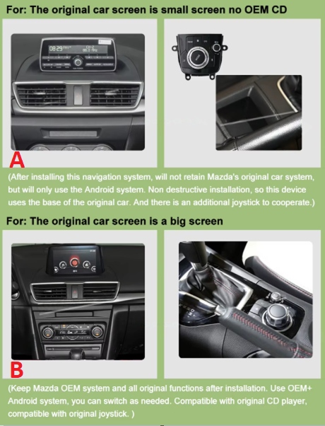 Mazda 3 | 2014-2019 | OEM Style Android Screen