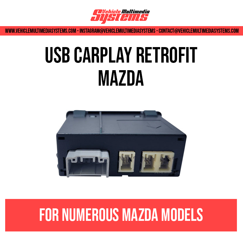 Mazda | Wireless/Wired USB CarPlay Retrofit