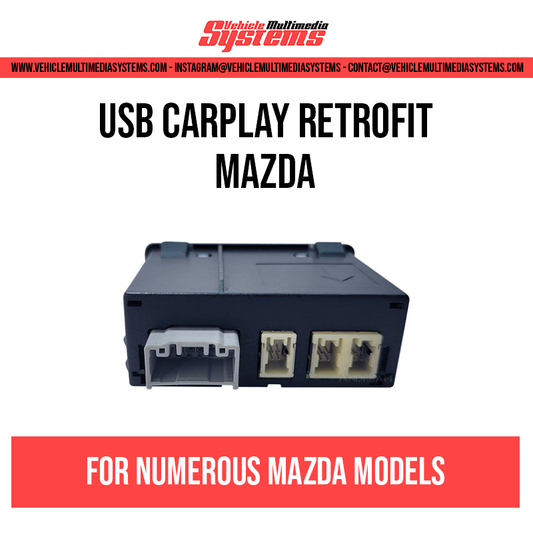 Mazda | Wireless/Wired USB CarPlay Retrofit