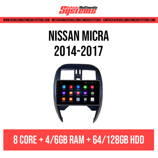 Nissan Micra | 2014-2017 | Pantalla Android
