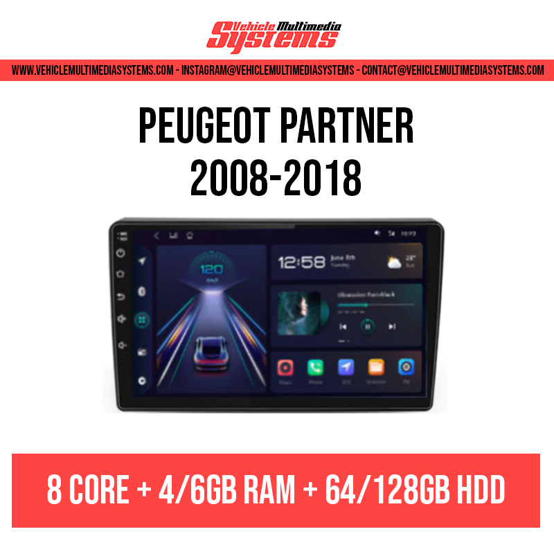 Peugeot Partner | 2008-2018 | Pantalla Android