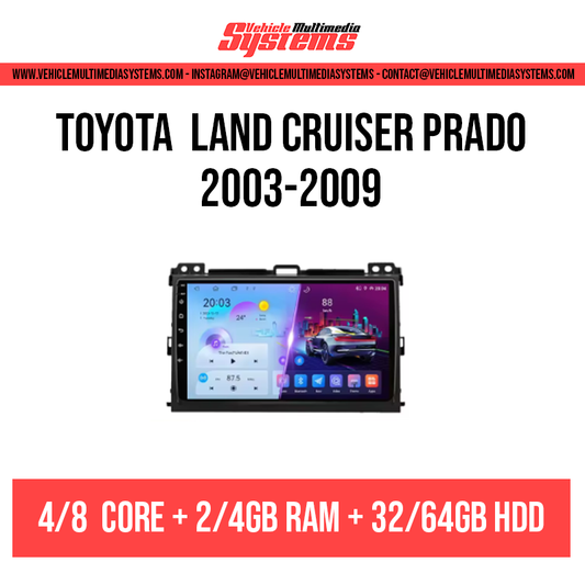 Toyota Land Cruiser 120 (Prado) | 2003-2009 | Android Screen