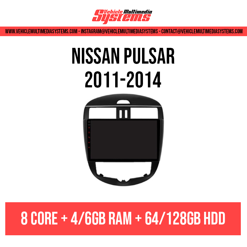 Nissan (Tiida) Pulsar | 2011-2014 | Android Screen