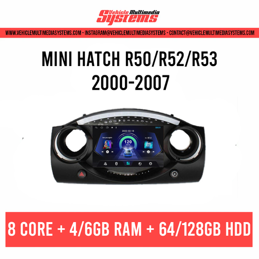 MINI Hatch Cooper R50 R52 R53 | 2000-2007 | Pantalla Android