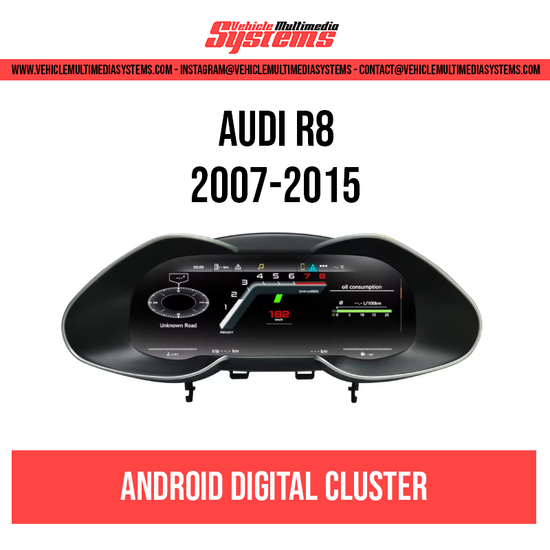 Audi R8 | 2007-2015 | Digital Cluster– Vehicle Multimedia Systems