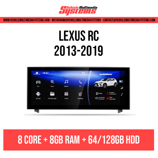Lexus RC | 2013-2019 | Android Screen