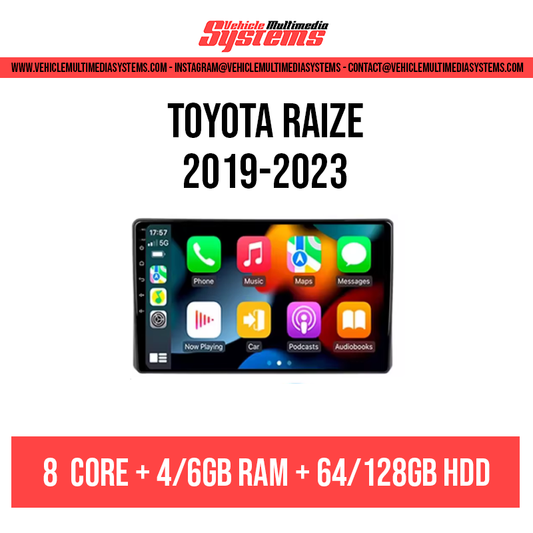 Toyota Raize | 2019-2023 | Android Screen