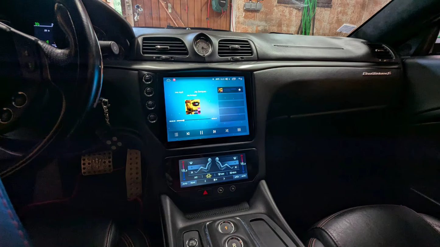 Maserati Granturismo | 2007-2015 | Android Screen + AC Panel