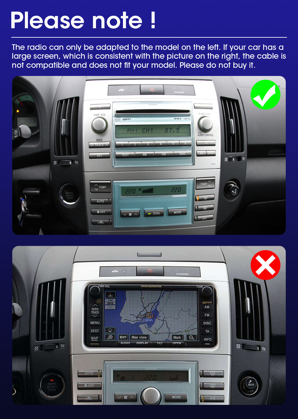 Toyota Verso | 2004-2009 | Android Screen