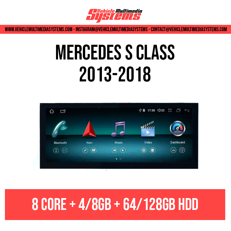 Mercedes-Benz S Class | 2013-2018 | Android Screen