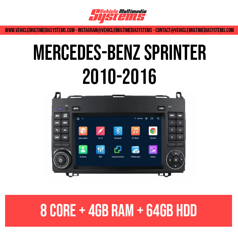 Mercedes Sprinter Van | 2010-2016 | Pantalla Android