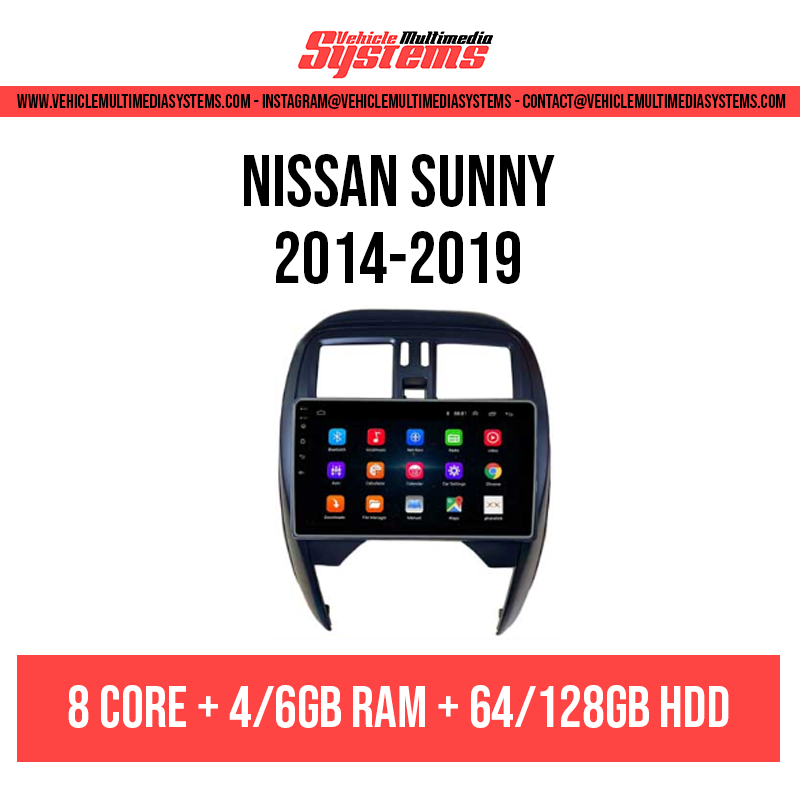 Nissan Sunny | 2014-2019 | Android Screen