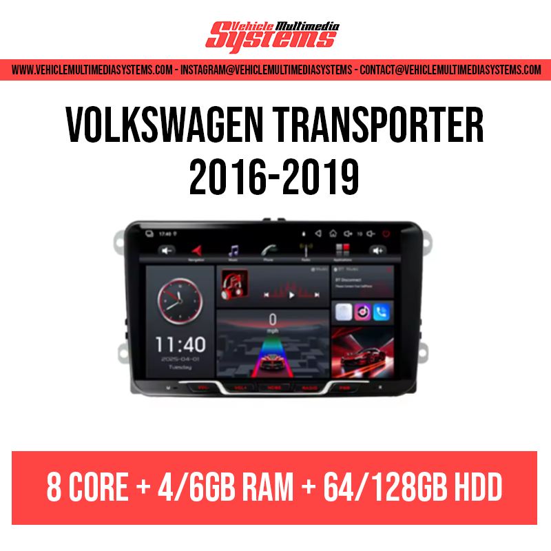 Volkswagen Transporter | 2016-2019 | Android Screen