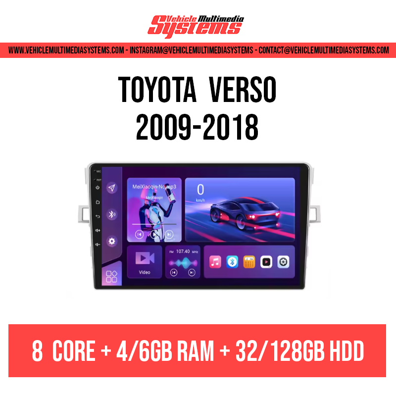 Toyota Verso | 2009-2018 | Pantalla Android