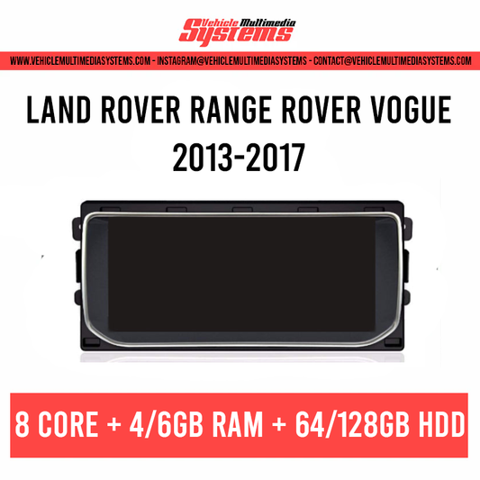 Land Rover Range Rover Vogue | 2013-2017 | Pantalla Android + Panel de aire acondicionado 