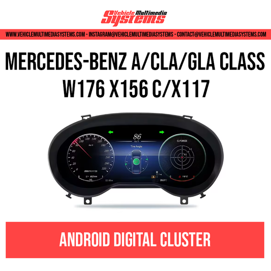 Mercedes Benz A/CLA/GLA Class | W176 C/X117 X156 | Digital Cluster