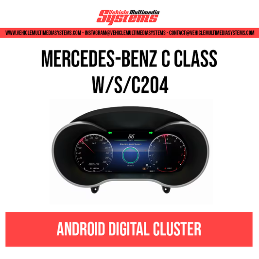 Mercedes Benz C Class | W/S/C204 | Digital Cluster