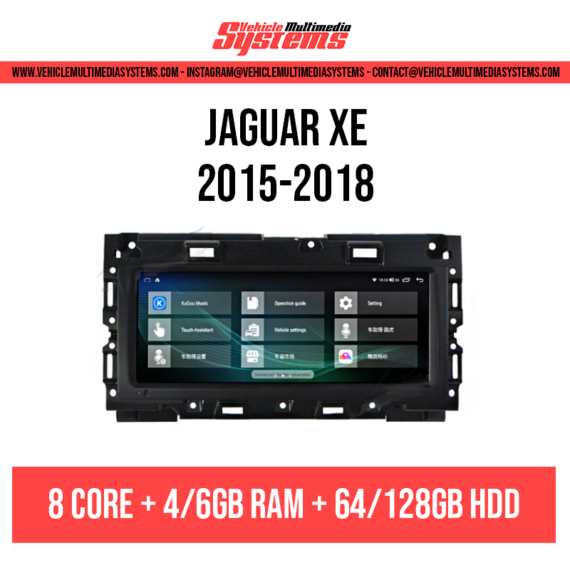 Jaguar XE | 2015-2018 | Android Screen + AC Panel