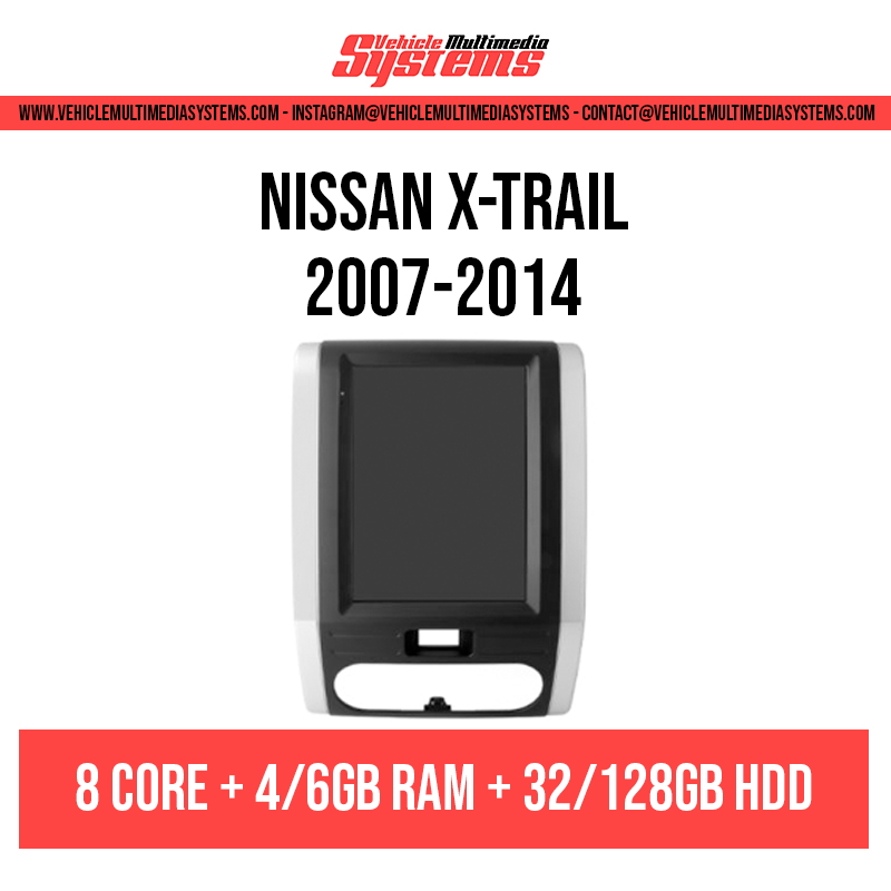 Nissan X-Trail | 2007-2014 | Pantalla Android | Estilo Tesla
