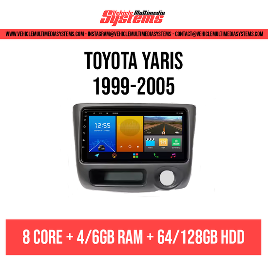 Toyota Yaris | 1999-2005 | Android Screen– Vehicle Multimedia Systems