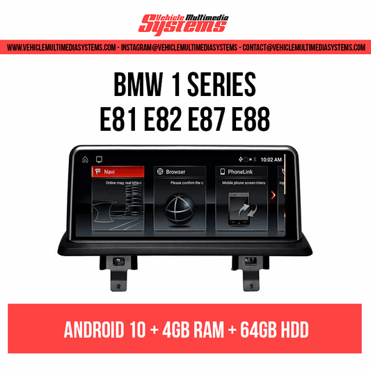 BMW 1 Series | E81 E82 E87 E88 | Android Screen VMS