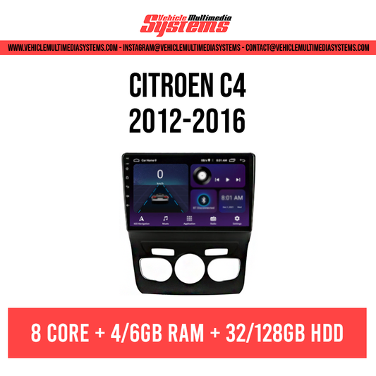 Citroen C4 | 2012-2016 | Android Screen