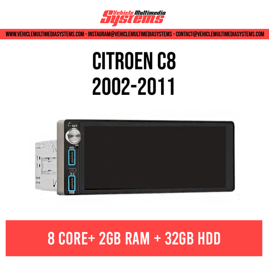 Citroen C8 | 2002-2011 | Android Screen