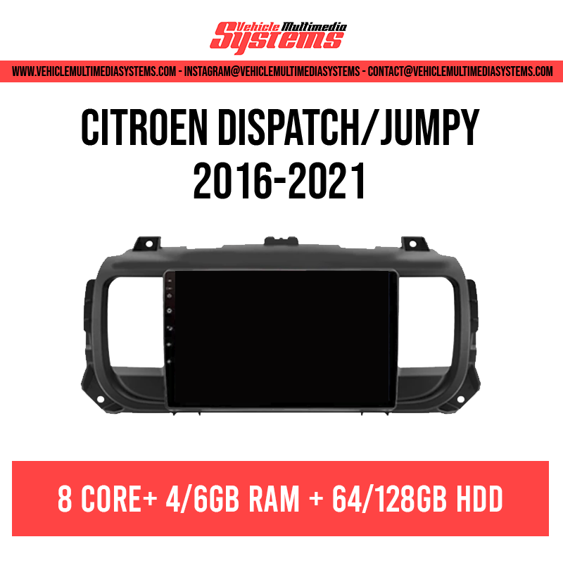 Kit Caméra De Recul Avec écran 7" Pour Fiat Scudo, Citroën Jumpy/Dispatch 2007-2016 - Vision Nocturne, étanche IP68
