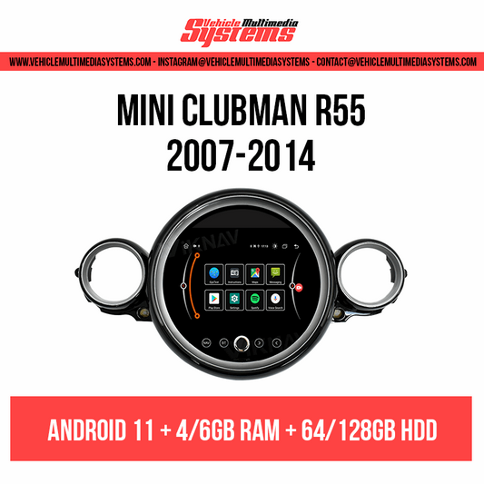 MINI Clubman (R Series) | 2007-2014 | Android Screen VMS
