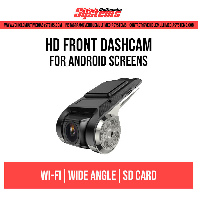 Cámara frontal ADAS HD para salpicadero | Wi-Fi | Incluye tarjeta SD
