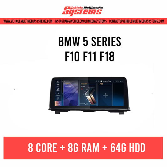 BMW Serie 5 | F10 F11 F18 | Pantalla Android | NBT, CIC