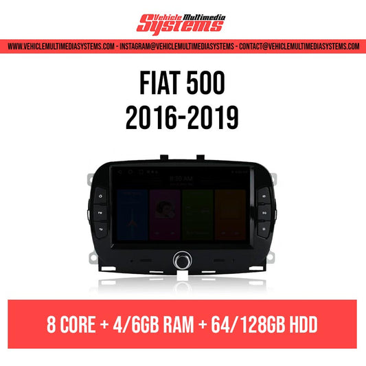 Fiat 500 | 2016-2019 | Android Screen