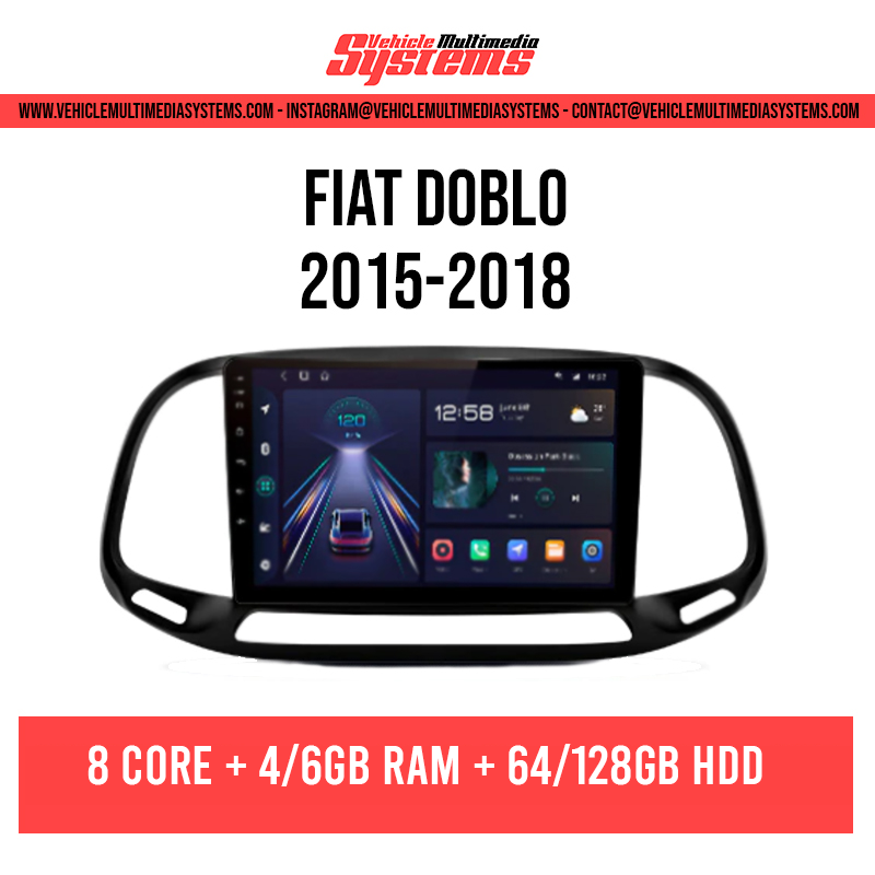 Fiat Doblo | 2015-2018 | Android Screen