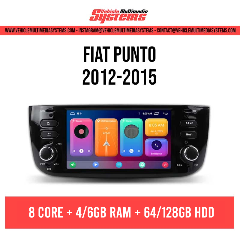 Fiat Punto | 2012-2015 | Android Screen