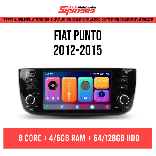 Fiat Punto | 2012-2015 | Android Screen