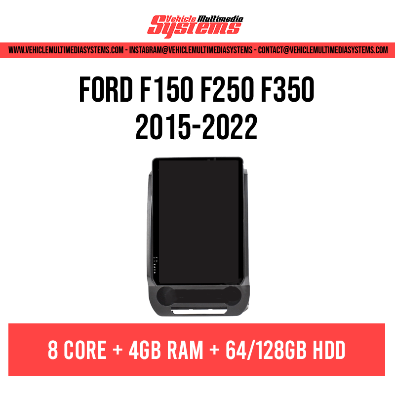Ford F150 F250 F350 | 2015-2022 | Pantalla Android | Estilo Tesla