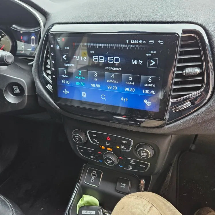 Close-up of an Android phone display.