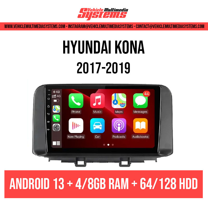 Hyundai Kona | 2016-2018 | Pantalla de Android