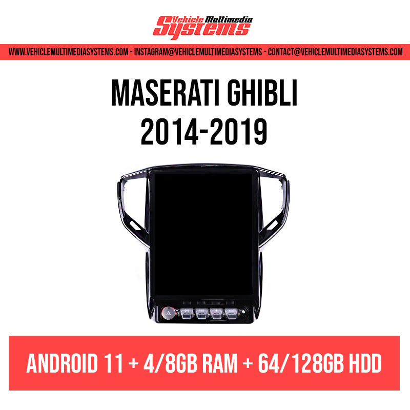 Maserati Ghibli | 2014-2019 | Android Screen VMS