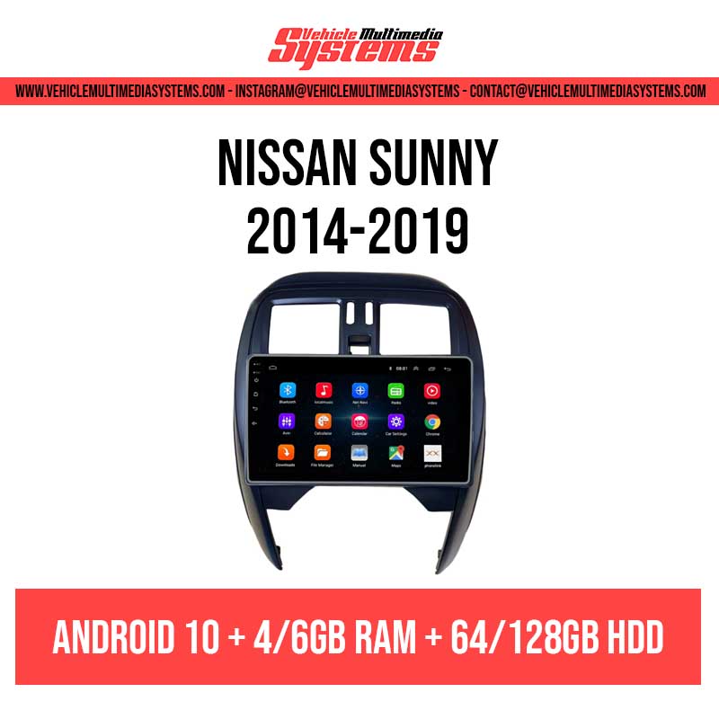 Nissan Sunny | 2014-2019 | Pantalla Android